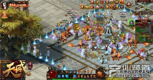 寻昔日兄弟游戏王国《天威传说》战热血沙城